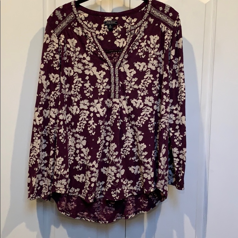 Lucky Brand Boho woven top